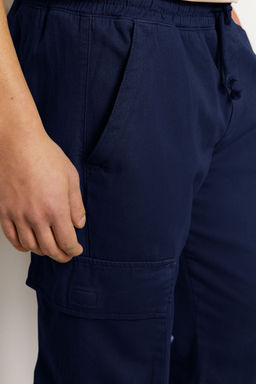 TRENDYOL MAN Ac?k Haki Unisex Regular Fit Lastikli Beli Baglamal? Kargo Cepli Pantolon TMNSS24PL00003 - Trendyolmilla фото 25