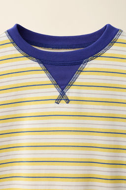 CAMISETA PESPUNTES CONTRASTE CREATED BY CARAMEL LONDON X ZARA / Amarillo claro
