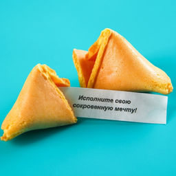 Набор в коробке домике Волшебных моментов, чай зелёный с жасмином 50 г., печенье с предсказанием 3 шт., конфеты с кремовой начинкой 100 г. - Фабрика счастья фото 4