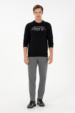 Мужской черный свитшот Неожиданная скидка в корзине - U.s. polo assn фото 4