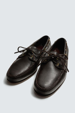 CASTELLANO 1920 ® X ZARA MAN DECK SHOES  фото 6
