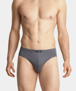 3MP-101/02 Трусы классика Line - набор 3 шт. серый + графитовый + черный - Atlantic фото 3