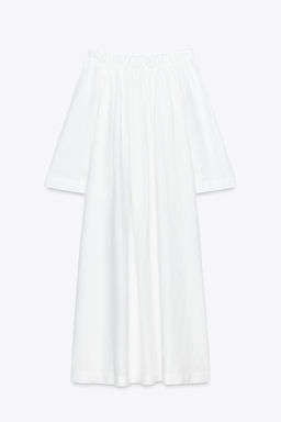 100% LINEN DRESS ZW COLLECTION - Zara фото 12