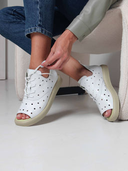 Босоножки 1059.0132gr. Белый зеленый