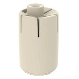 Подставка для ножей универсальная 16*16*25см слоновая кость