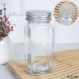 Солонка 10,5 см с ситечком / P105 /уп 144/ крышка серебро