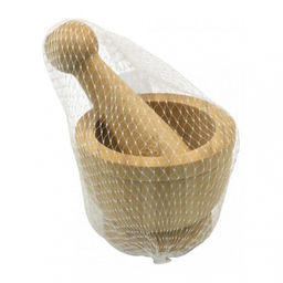 Набор №2 Д8*5,7см (Ступка+пестик бамбук) арт. КТ-СП-02