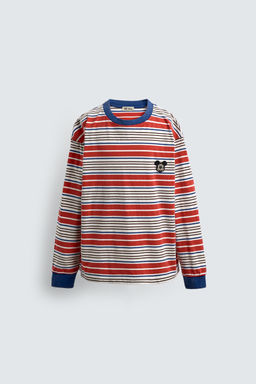 STRIPED PATCH T-SHIRT HARRY LAMBERT FOR ZARA X DISNEY