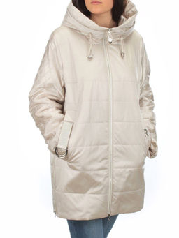BM-81 LT. BEIGE Куртка демисезонная женская (100 гр. синтепон)