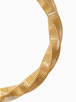 Чокер «Кручёный Обруч», цвет золото