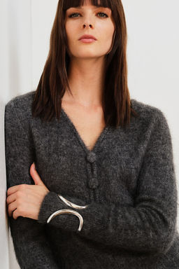 Vestido de punto en mezcla de mohair - H&m фото 2