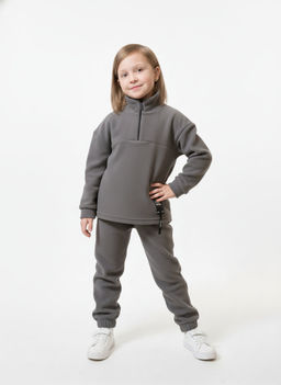 Костюм "КД-124" серый, флис