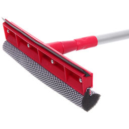 Цена за 2 шт. Окномойка для мытья стекол Селфи телескопическая алюминиевая ручка 95см губка 25см 550