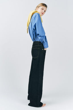 ZW COLLECTION WIDE-LEG LOW-RISE JEANS - Zara фото 5