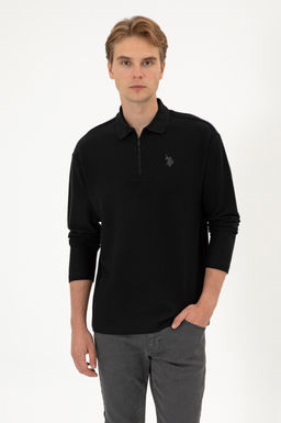 Erkek Siyah Sweatshirt Sepette S_rpriz _ndirim