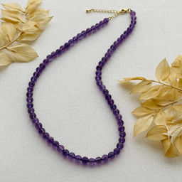 Бусы из Аметиста огранка 45 см +