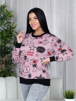 Женева кофта женская (розовый) - Lovetex фото 3