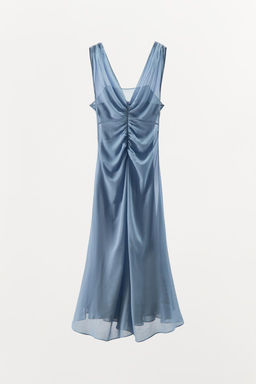 GEORGETTE DRAPED DRESS - Zara фото 4