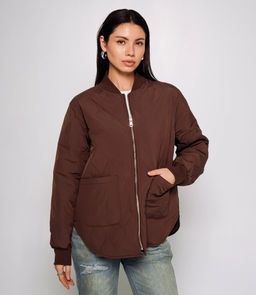 Куртка #КТ733, шоколадный