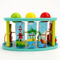 Бизиборд Море, стучалка, рыбалка и серпантинка, 16?26?13.5 см - Simaland фото 10