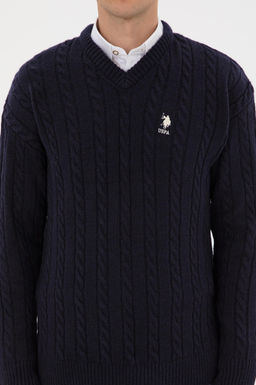 Erkek Lacivert Kazak - U.s. polo assn фото 6