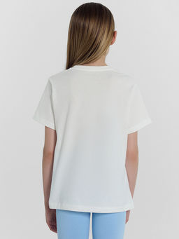 Футболка для девочек мультипак (2 шт.) белая и в черно-белую полоску - Mark formelle фото 4