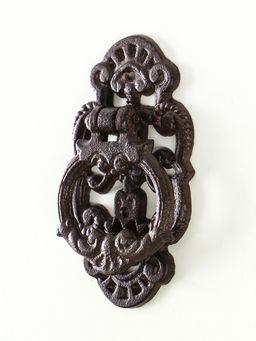 Ручка дверная чугун «Цветочная», 9.5×3.5×17.5 см