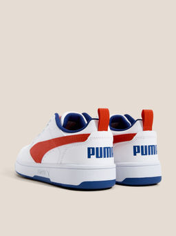 Детские кеды PUMA Puma Rebound V6 Lo Jr Артикул 4587279, белый