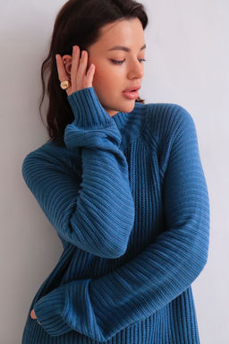 Martichelli Платье вязаное в цвете морской волны  фото 14