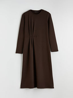 Bisiklet Yaka B?zg?l? Elbise