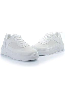 05-6180-36 WHITE Кроссовки женские (искусственные материалы) - No name фото 12