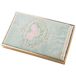 ПОЛОТЕНЦЕ КЛАССИКА,45х70. МАХРА,СВ.ОЛИВА,ВЫШИВКА,100