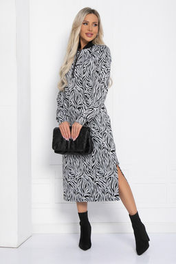 Платье Белые ночи (черно-белое) П12305-19