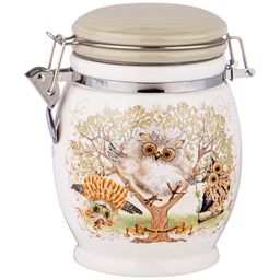 ЕМКОСТЬ ДЛЯ СЫПУЧИХ ПРОДУКТОВ ДЕРЕВО МУДРОСТИ 11,5*11,5 СМ. ВЫСОТА=15 СМ. / 700 МЛ.