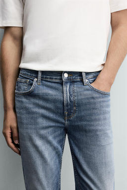 JEANS SLIM FIT B?SICO / Azul - Zara фото 5