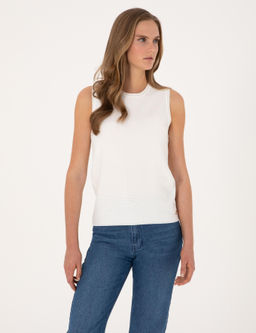 Beyaz Slim Fit Kazak - Pierre cardin фото 3