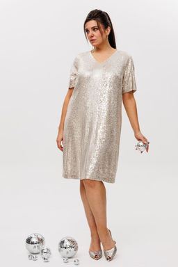 Платье ANELLI 1797 золото  фото 6