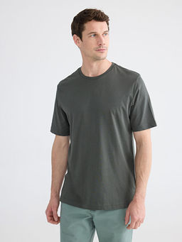 Bisiklet Yaka Penye Erkek Ti??rt