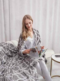 Покрывало-плед Классик фланель-микрофибра 150*200 см. - Лен поволжья фото 3