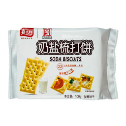 Крекеры молочные соленые Jiashili, Китай, 100 г