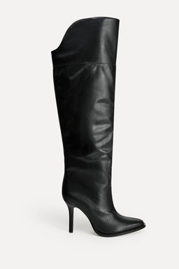 LEATHER KNEE-HIGH BOOTS 50th Anniversary - Zara фото 3
