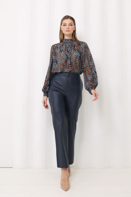 Блузка со сборкой по переду - Looklikecat фото 4