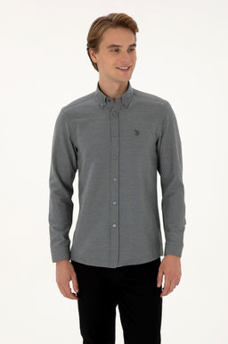 Erkek Antrasit Uzun Kollu Basic G_mlek Sepette S_rpriz _ndirim - U.s. polo assn фото 3