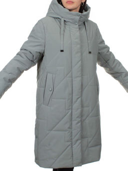 1132 GRAY Пальто зимнее облегченное женское (холлофайбер 150 гр.)
