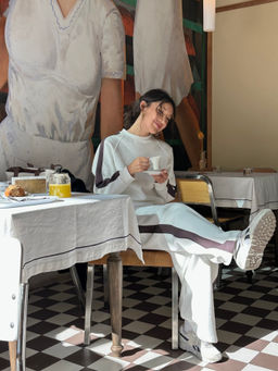 MY Свитшот жен. с/н с лампасами СН016  фото 3