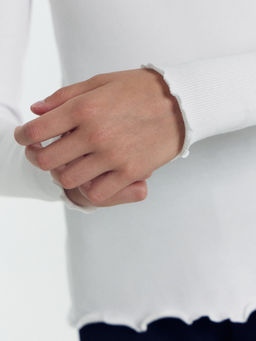 Поло для девочек в белом цвете - Mark formelle фото 6