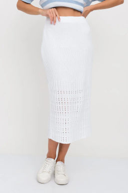ЗЛАТА Юбка И 017/белый