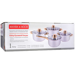 25756 MB Наб/пос 8пр с/кр 1,4+1,4+2+2,9л зол/р(х2) - Mayer&boch фото 4