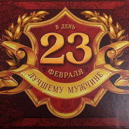 Набор коробок 6 в 1, упаковка подарочная, «С 23 февраля», 20×12.5×7.5 ‒ 32.5×20×12.5 см