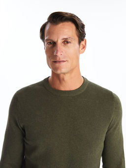 Bisiklet Yaka Erkek Triko Kazak